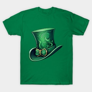 St Patrick's Day Leprechaun Top Hat T-Shirt